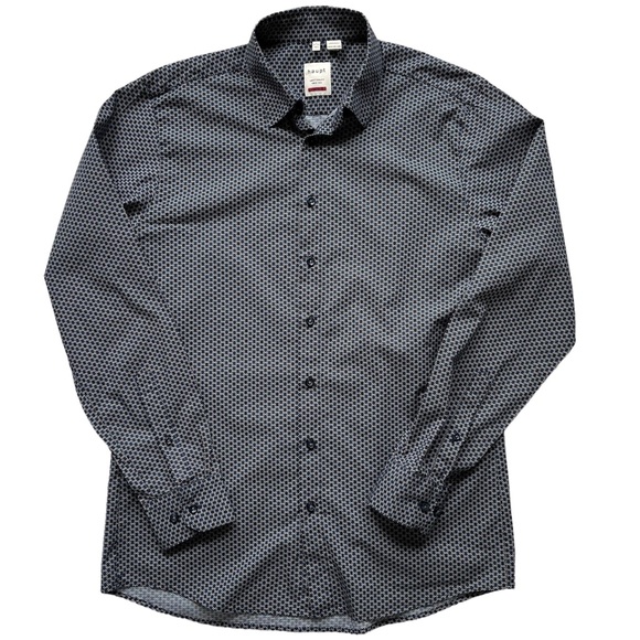 Haupt Germany Geometric Button Front Shirt Top - Picture 1 of 10